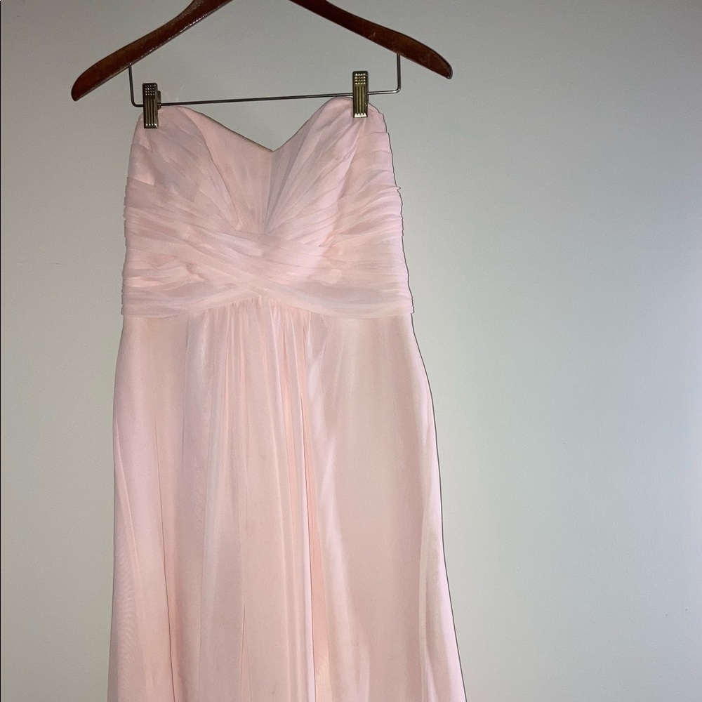 Wedding Dress- David’s Bridal, Size 8, light pink